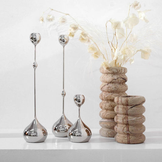 BRAND NEW : WATER DROPLETS CANDLESTICK